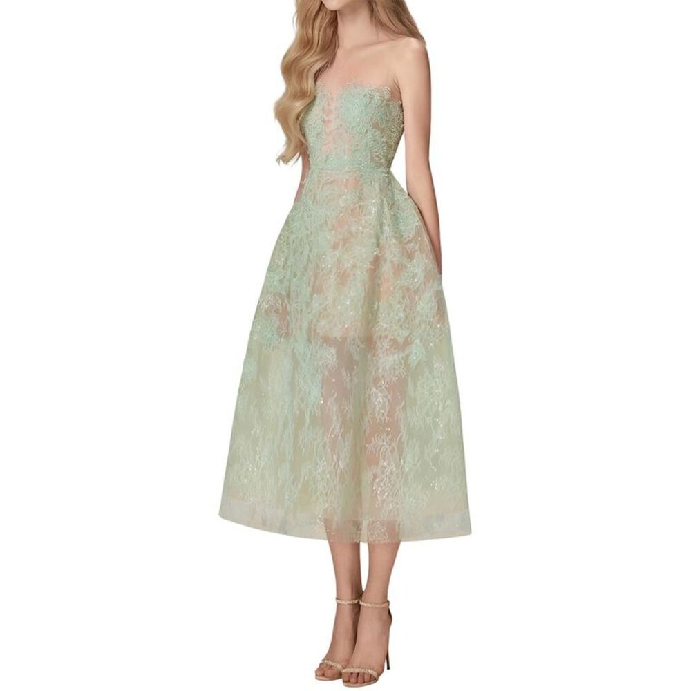 Vincent Womens  Midi Dress